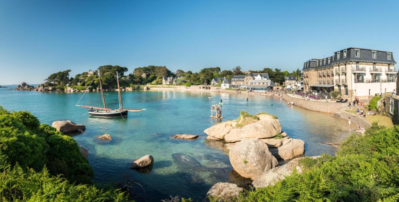 Vue Mer Cote De Granit Rose En Bretagne ทรีเบอร์ดัน ภายนอก รูปภาพ