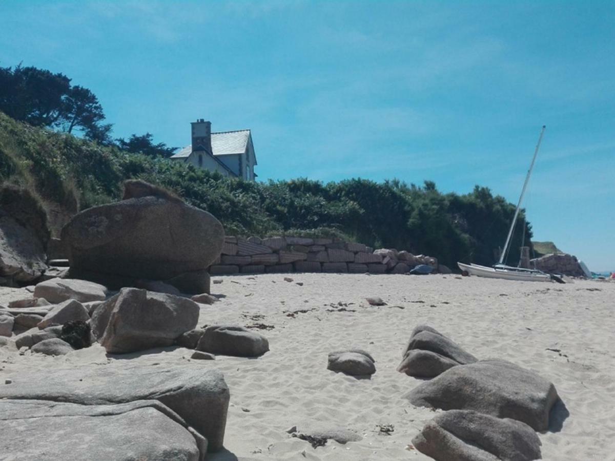 Vue Mer Cote De Granit Rose En Bretagne ทรีเบอร์ดัน ภายนอก รูปภาพ